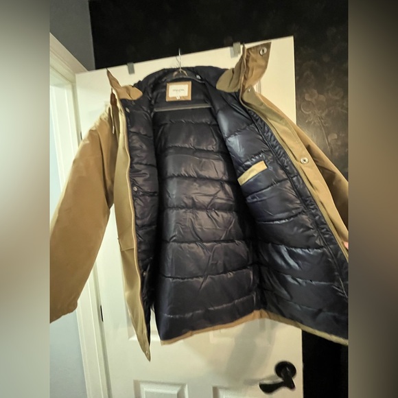 NWOT Jack & Jones Tan Raincoat for Men - Picture 5 of 6